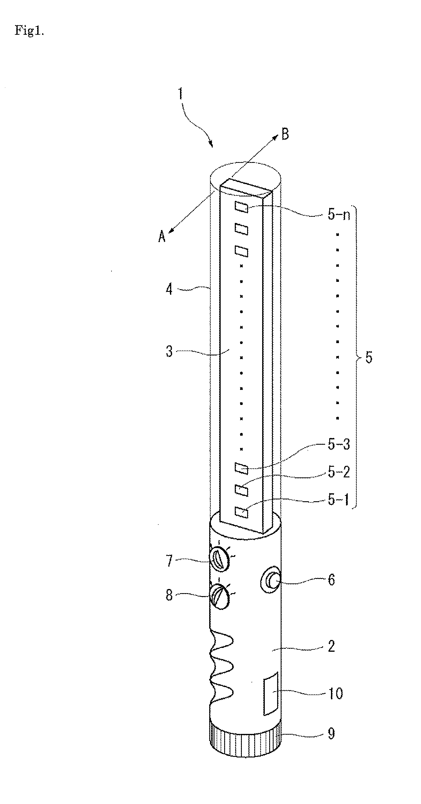 Light-emitting display stick