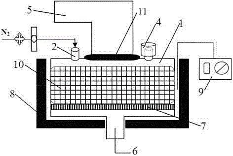 Biochar preparation device and method for single-phase depressurization with nitrogen filling in batch mode