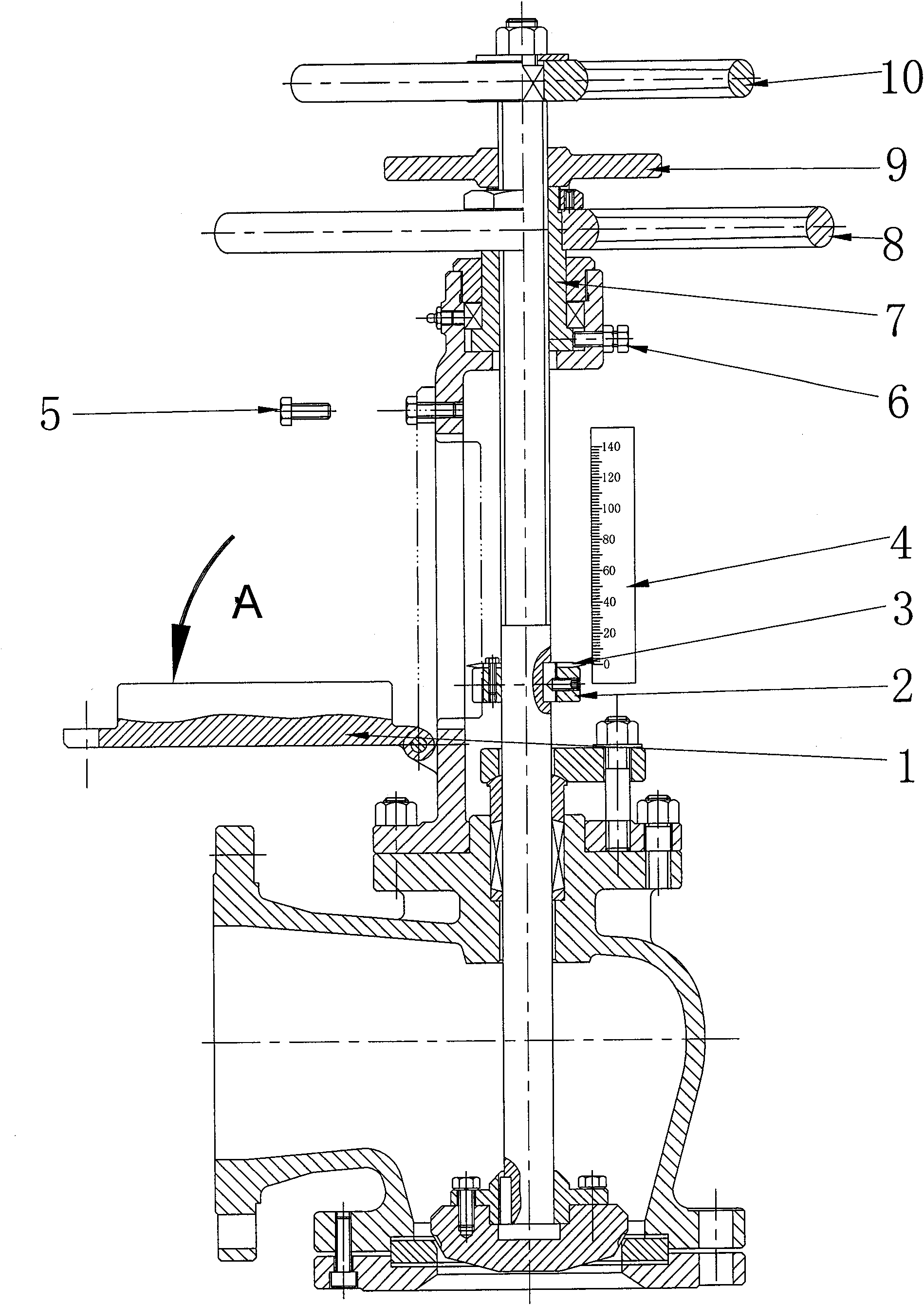 Sealing surface free-grinding repairing method of slurry valve