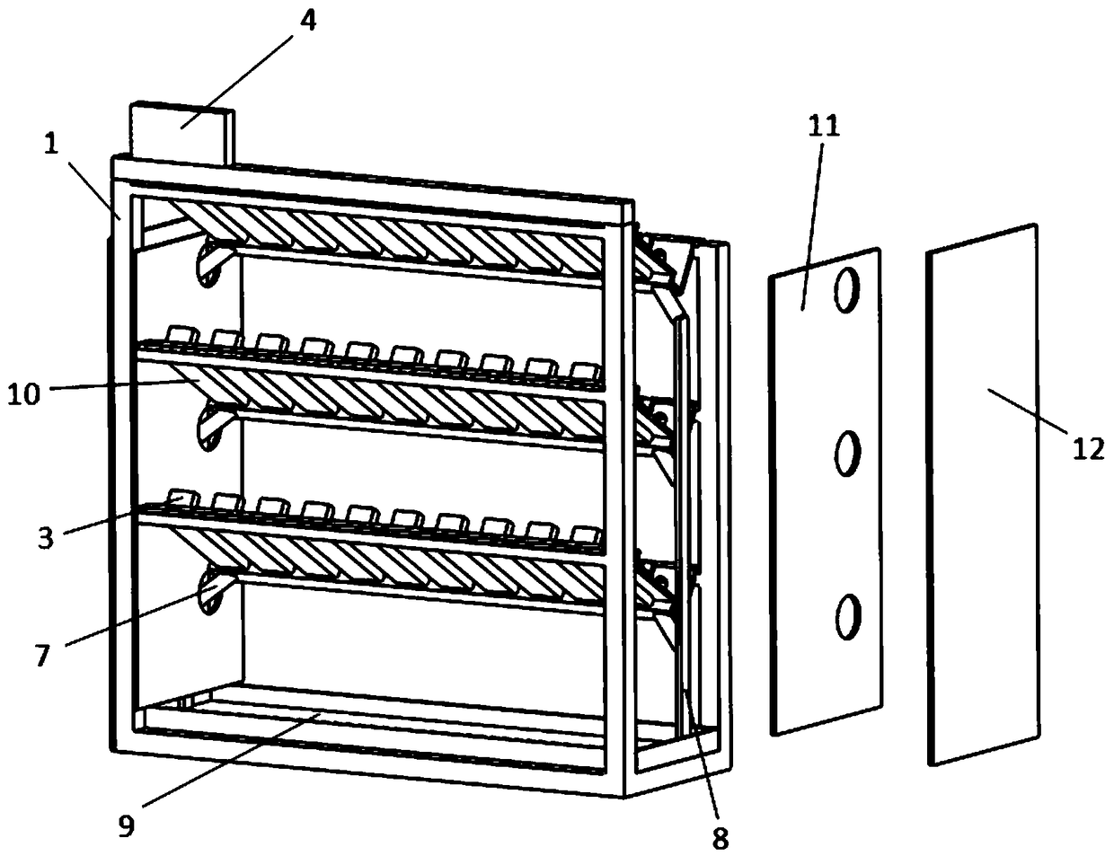 A multifunctional umbrella stand