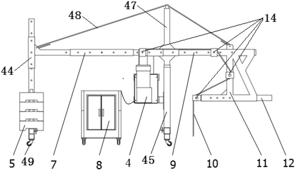 Suspended multi-degree of freedom painting machine for high-rise building exterior walls