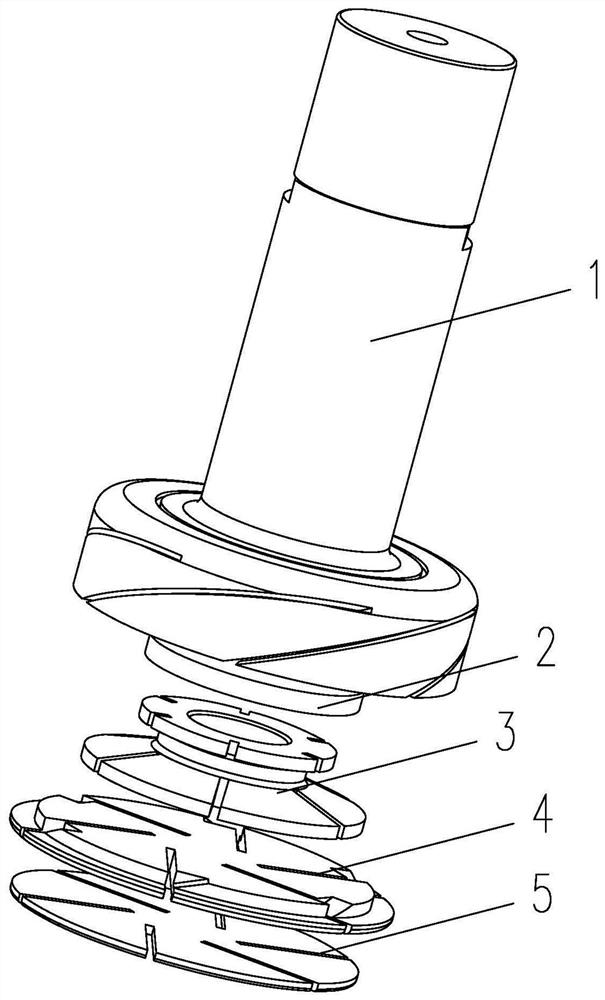 Vacuum arc-extinguishing chamber contact, vacuum arc-extinguishing chamber and vacuum circuit breaker