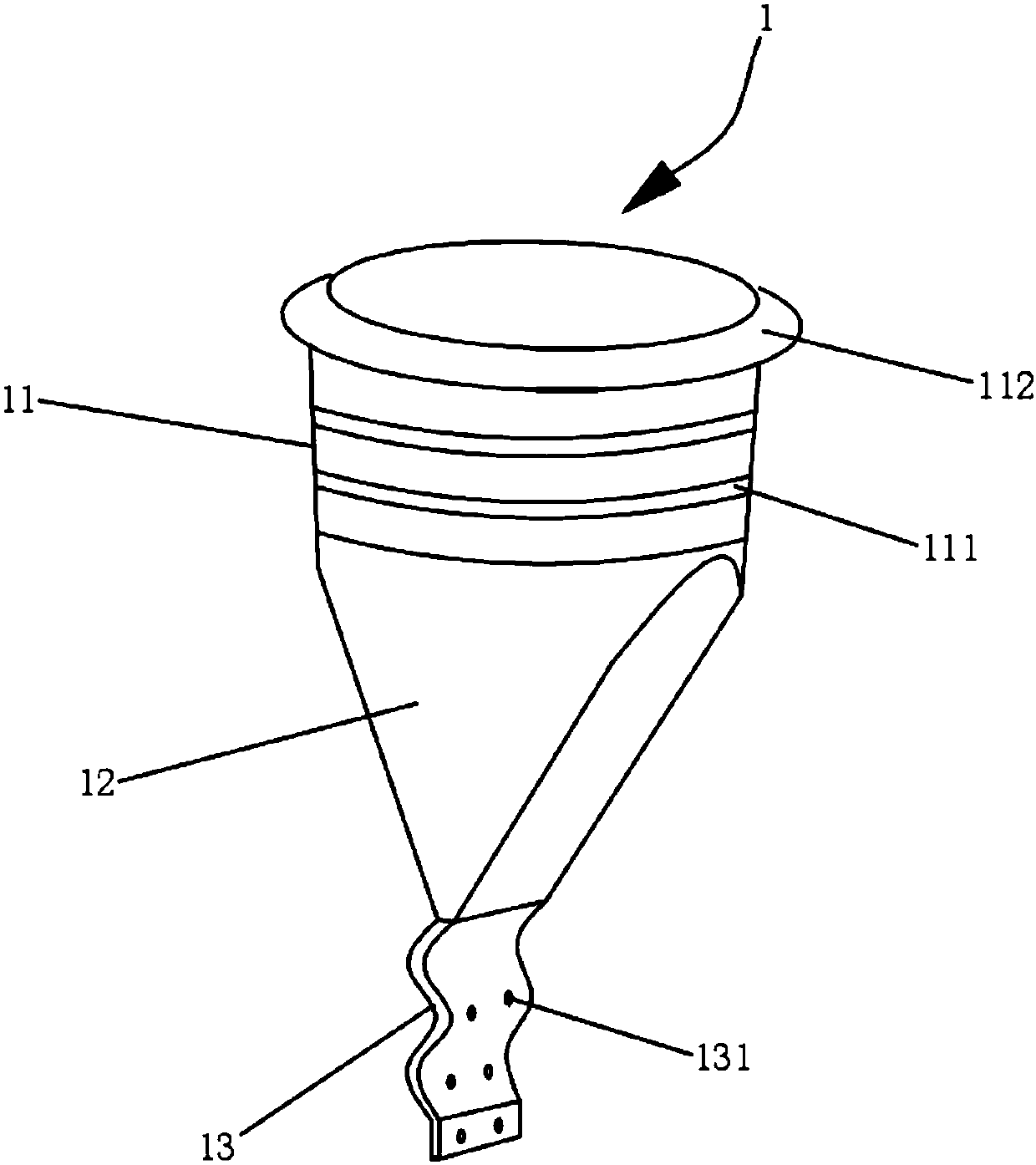 Unidirectional spill-proof structure and washing machine