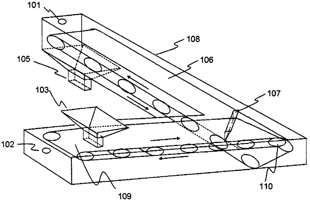 Method and device for continuously producing lithium iron phosphate by microwave array heating method