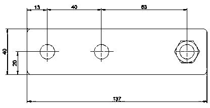 Tool for support assembly on radiator pull rod and using method thereof