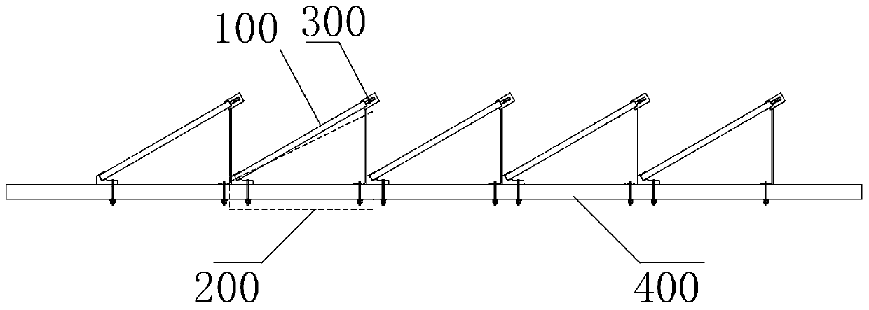 Photovoltaic tracker rotor with fully distributed components