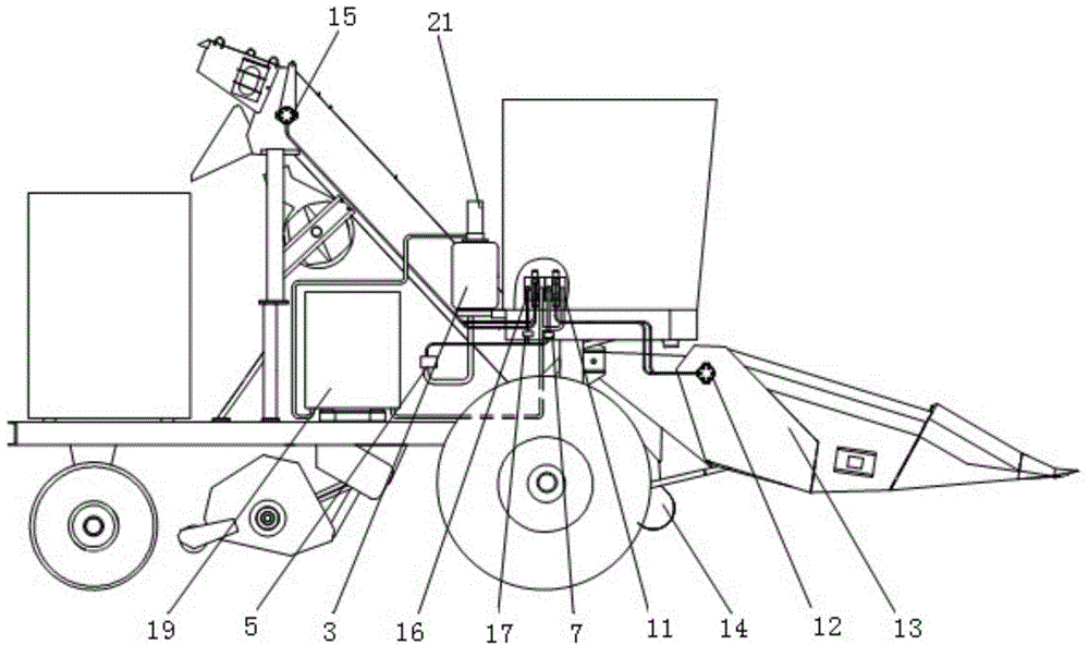 Hydraulic control system for hydraulic drive cutting table and elevator