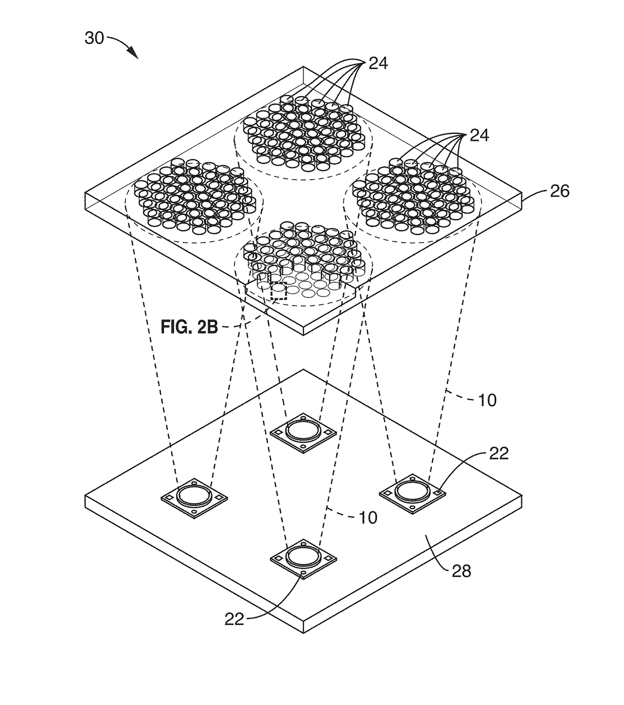 LED driven plasmonic heating apparatus for nucleic acids amplification