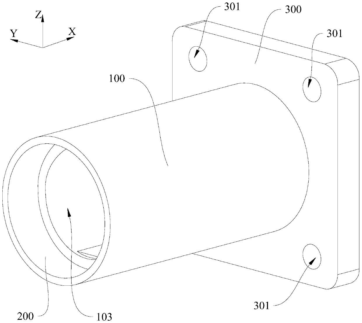 Signal transmission waveguide