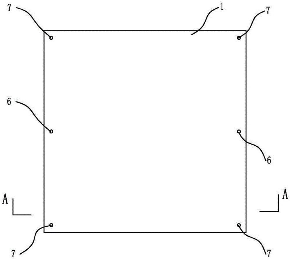 Device and method for producing top and bottom electrode type conducting concrete slabs for indoor heating