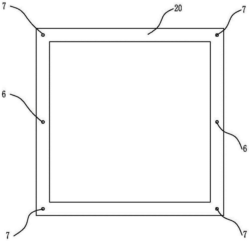 Device and method for producing top and bottom electrode type conducting concrete slabs for indoor heating