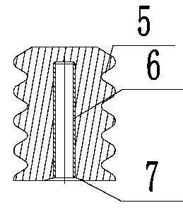 Suspension device for tunnels