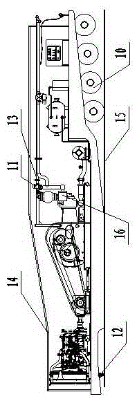 A vehicle-mounted mud pump unit device