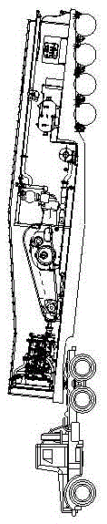 A vehicle-mounted mud pump unit device