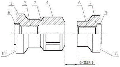 Double-lug sealing multifunctional high-locking nut