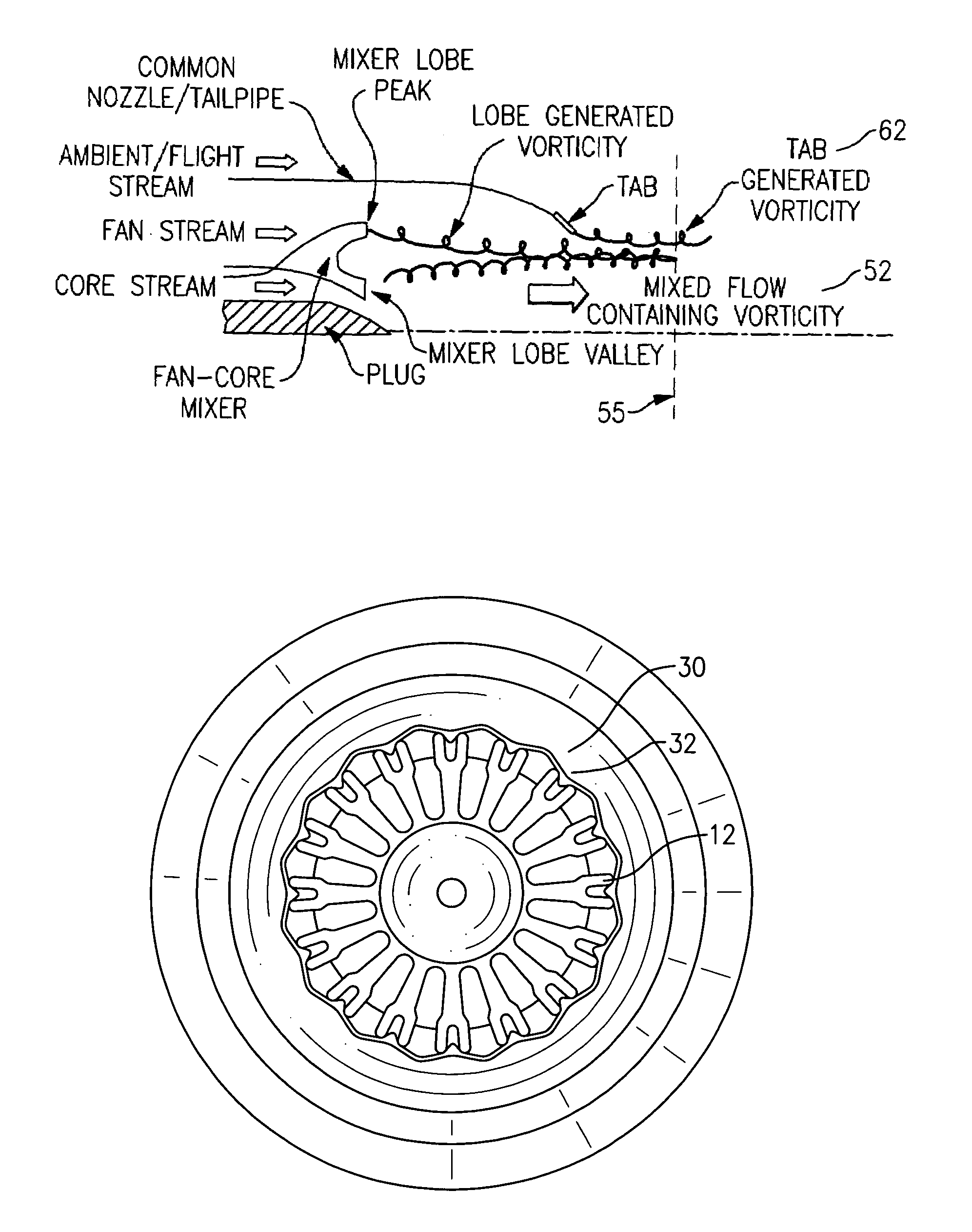 Jet exhaust noise reduction system and method