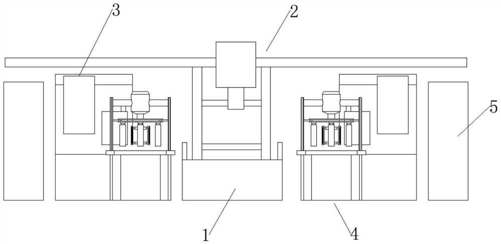 Bearing pedestal automatic production detection line