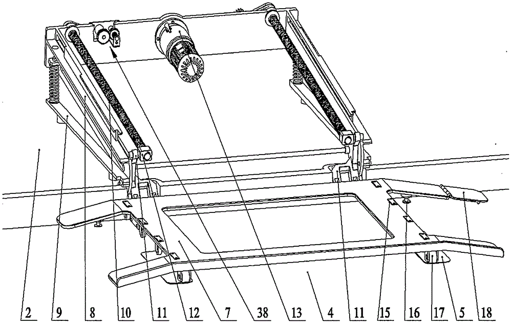 Parking space for enabling vehicle to be driven on and off straightly