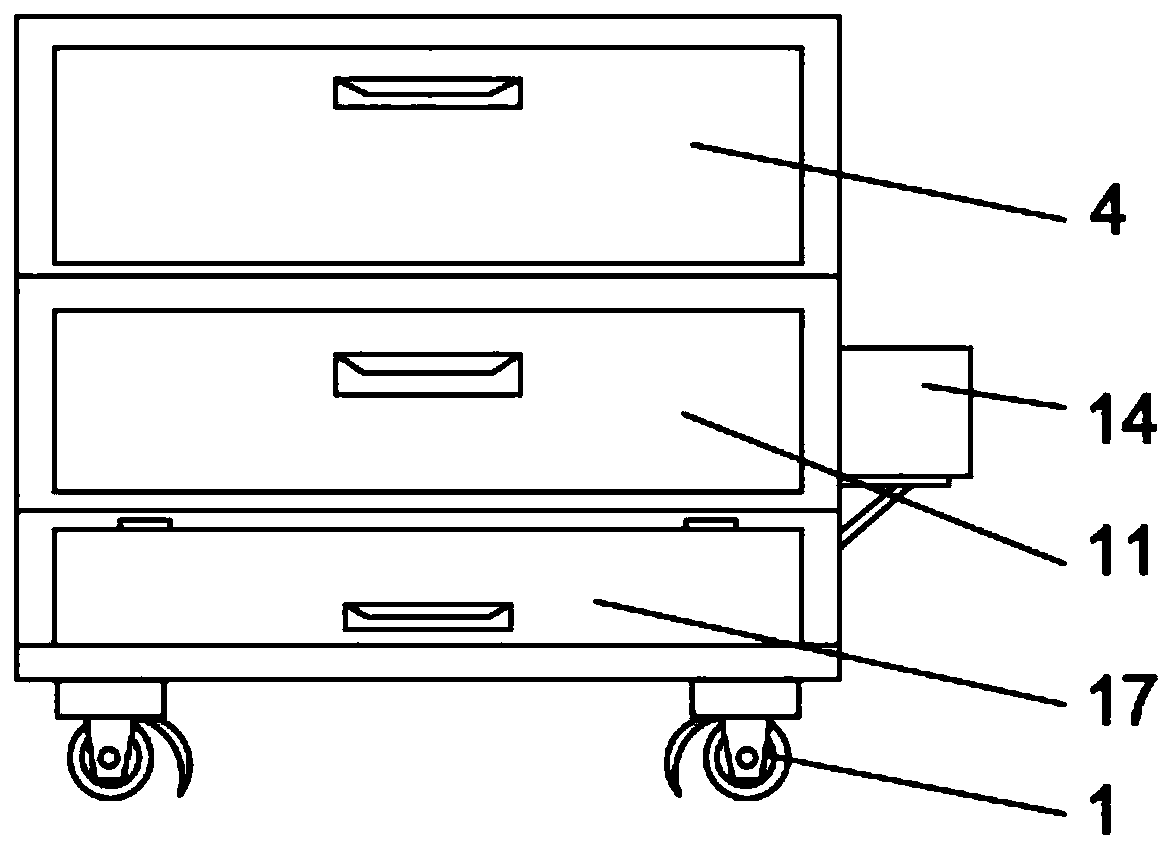 Multifunctional safe sports equipment storage vehicle