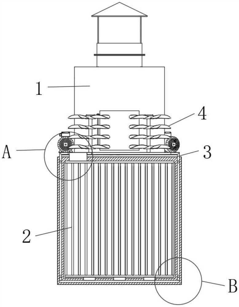 Rapid cooling system for plateau household garbage incinerator