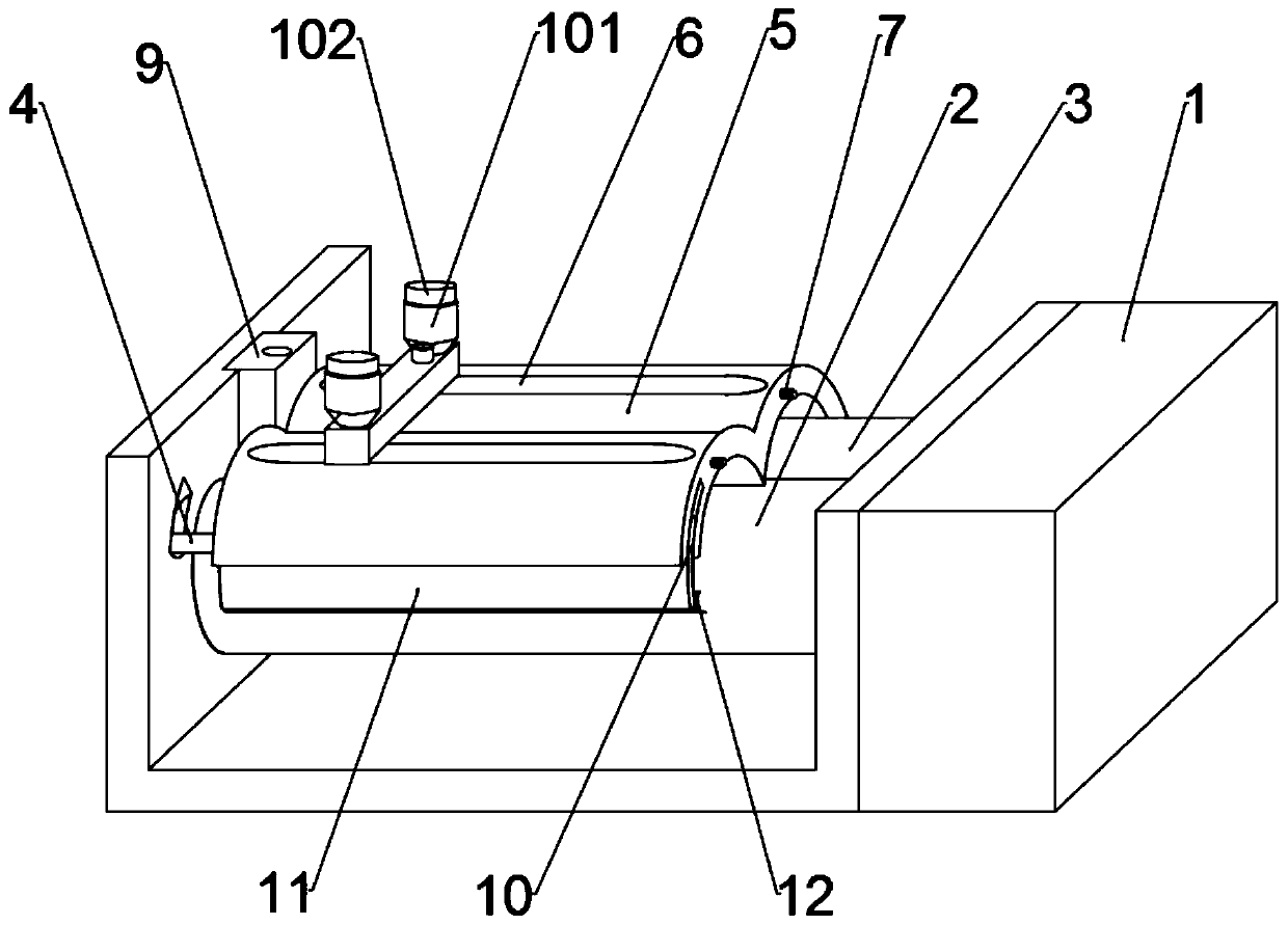 GR-SiO2/IIR material preparation method and glue spraying device