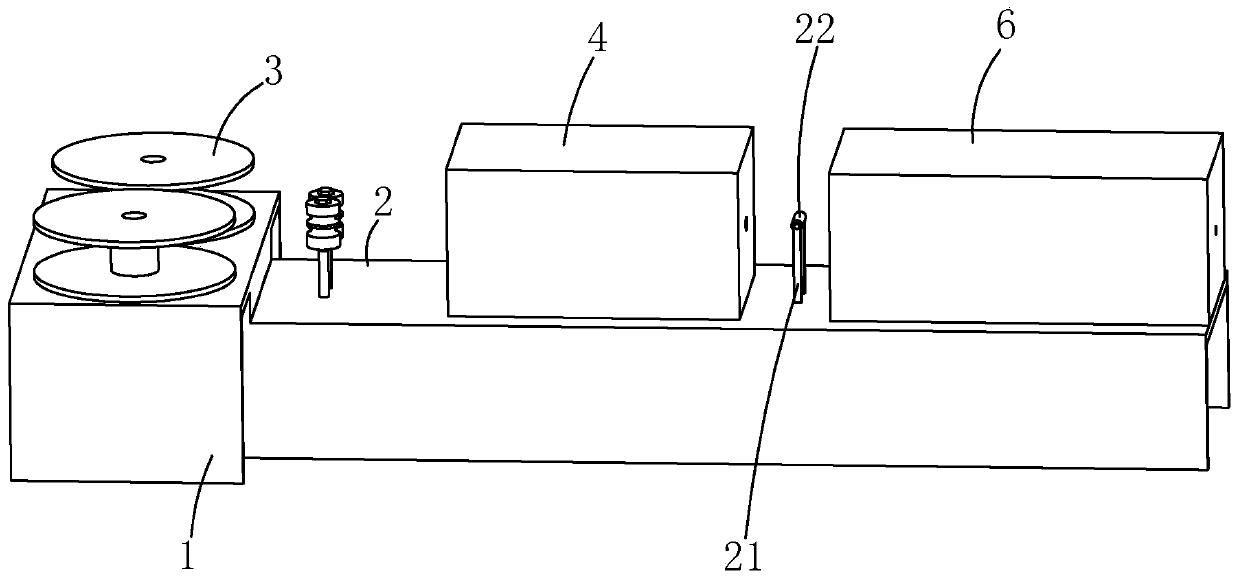 Wire harness threading device and using method thereof