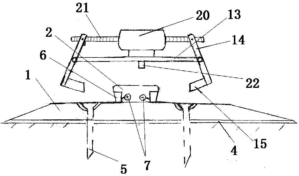 Driving charging device and charging method for electrombile