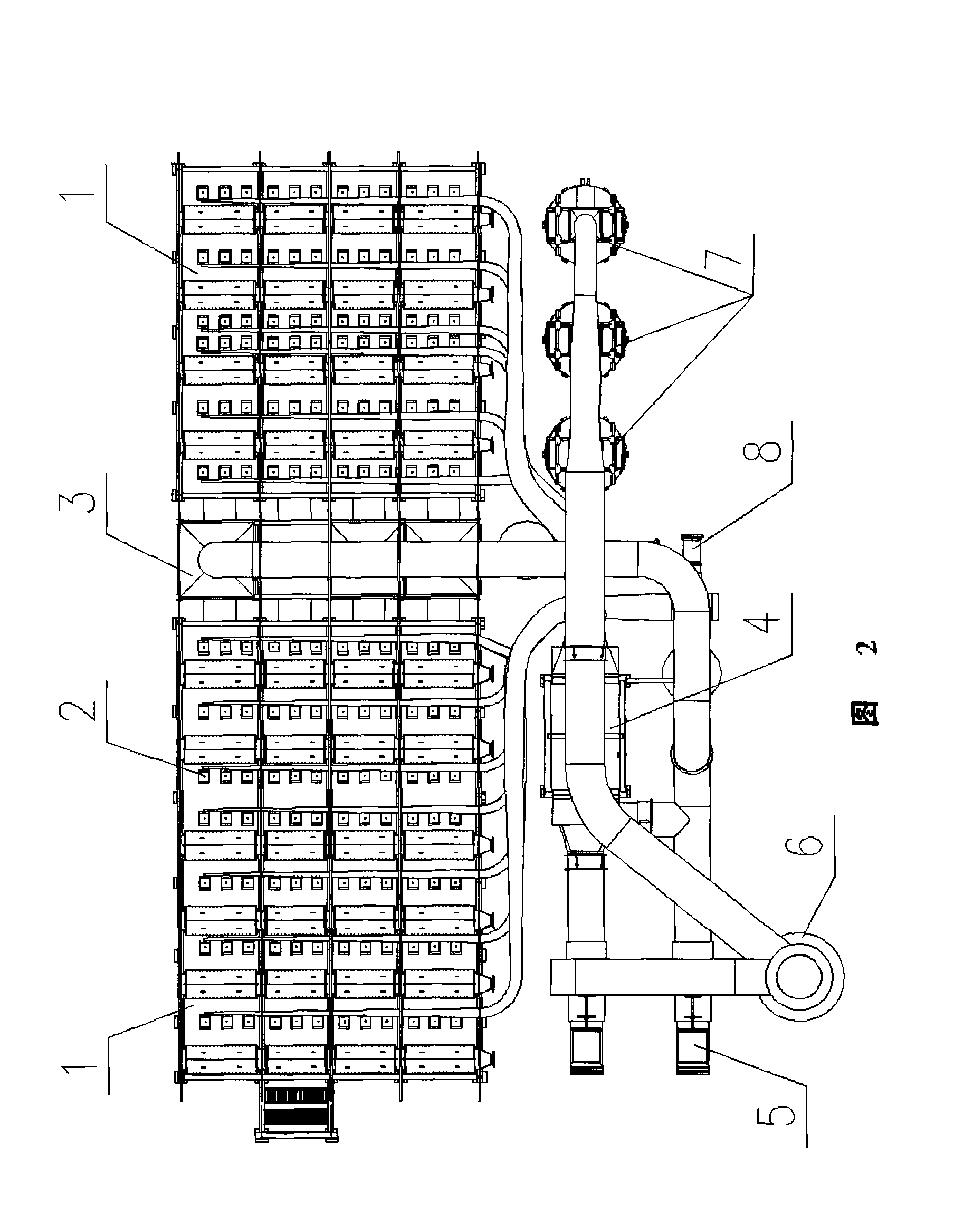 Process for reforming relay heat of heating furnace and equipment thereof