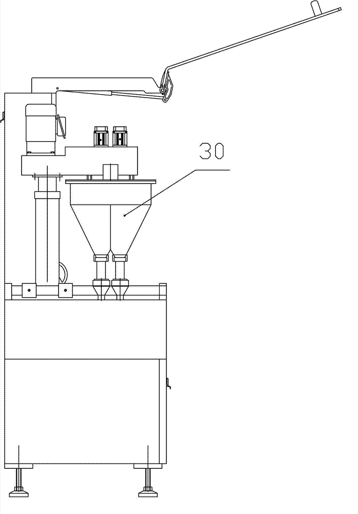 Full-automatic coffee capsule packing machine