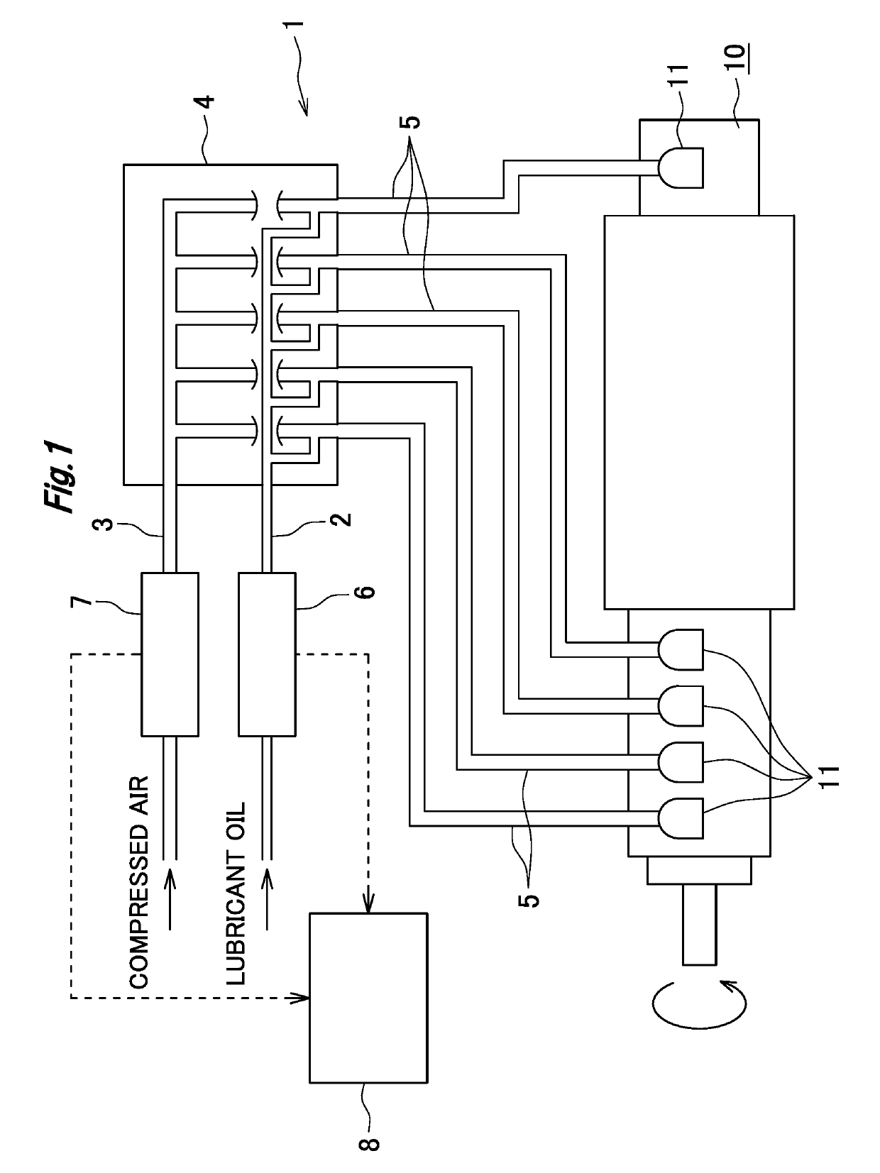 Oil air supply system