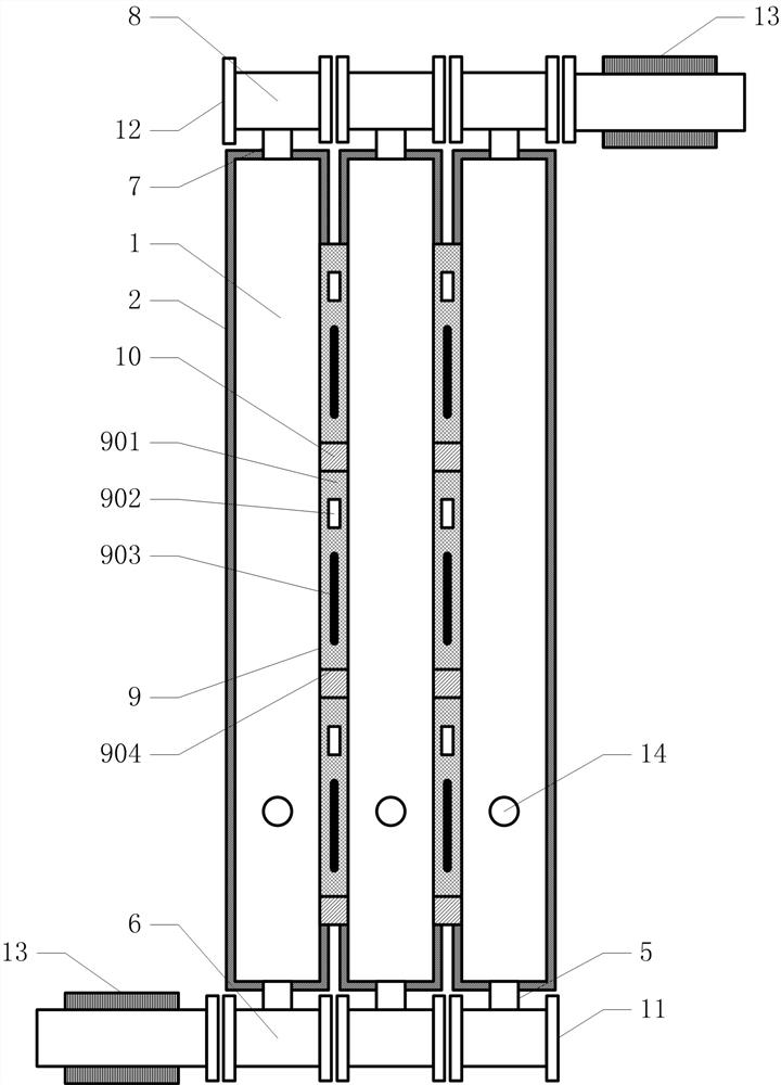 Pressure-type high-power double-sided electromagnetic heater