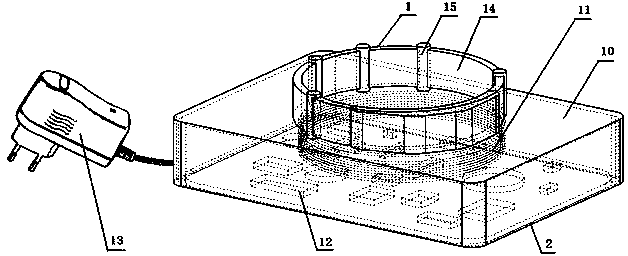 Wireless rechargeable electronic bracelet and wireless charging method thereof