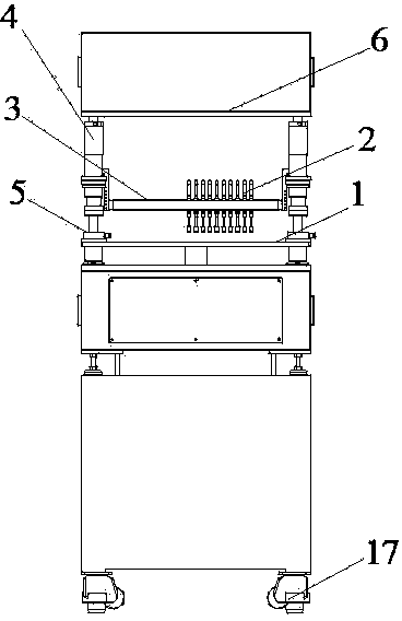 Inclination-preventing key tester