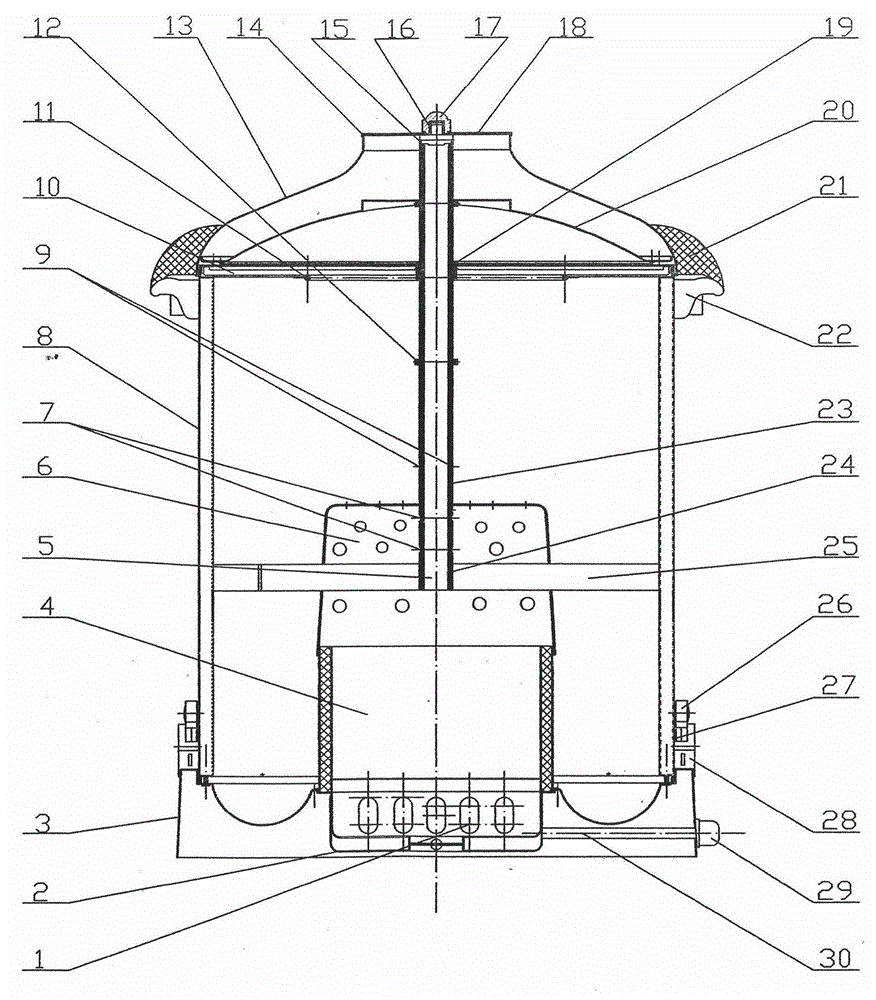 Outdoor family barbecue oven