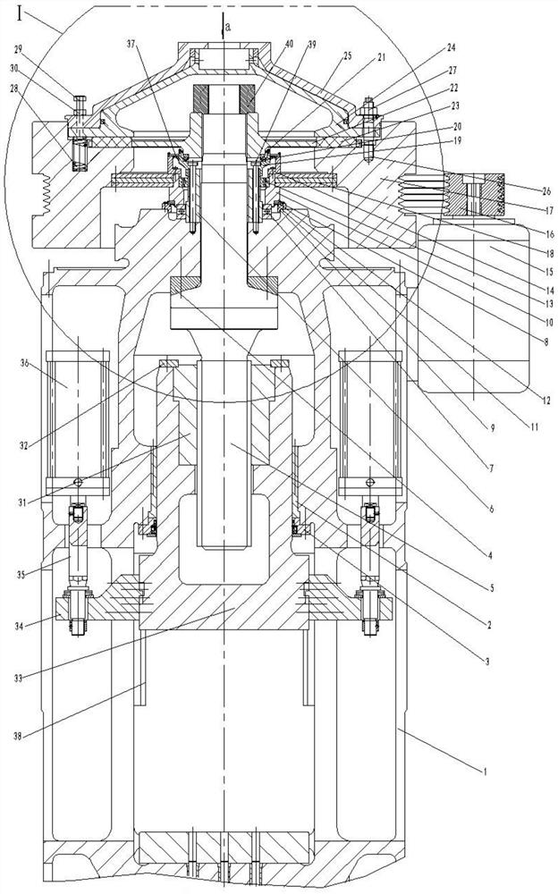 Energy-saving and environment-friendly high-energy screw press