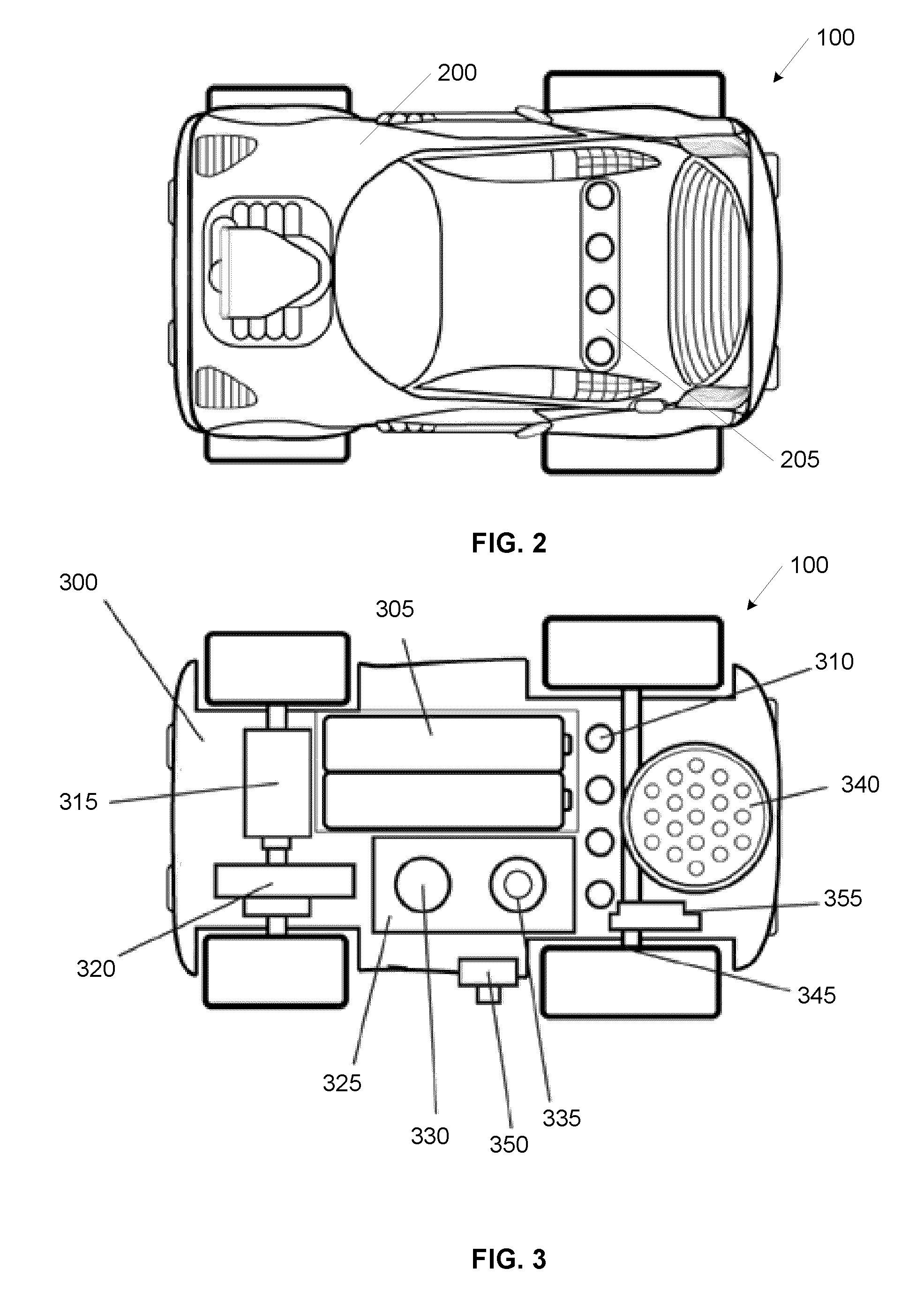 Apparatus, method, and computer program product for toy vehicle