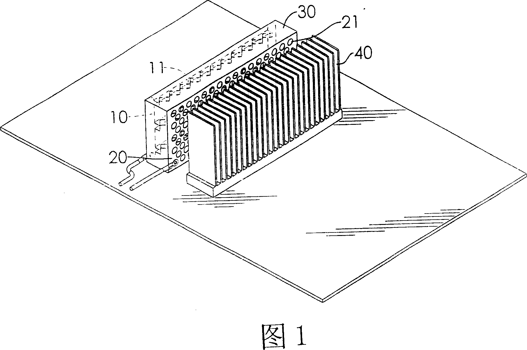 Ion wind heat radiator