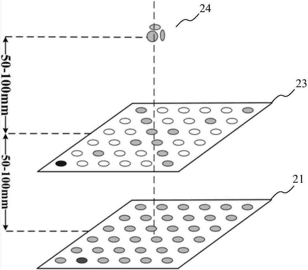 Biological magnetic diagram instrument probe and magnetocardiography instrument