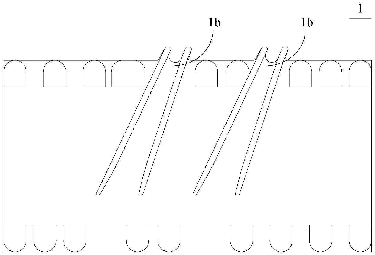 A measuring tool for the cable groove of a suspension bridge cable clamp