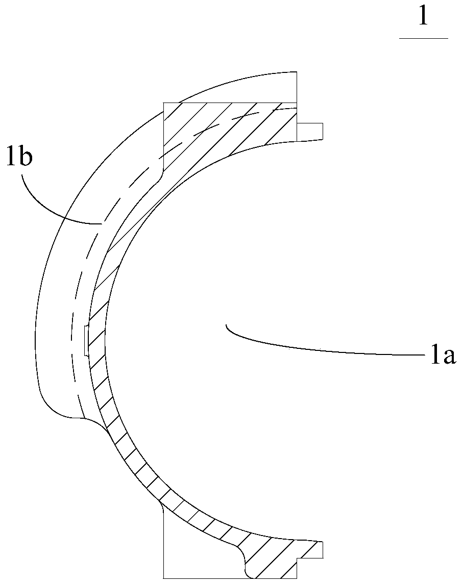 A measuring tool for the cable groove of a suspension bridge cable clamp