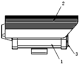 Infrared integrated dustproof vidicon