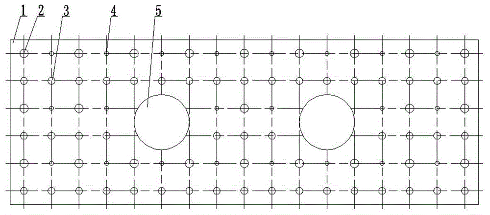 Differential vibration reduction pad block