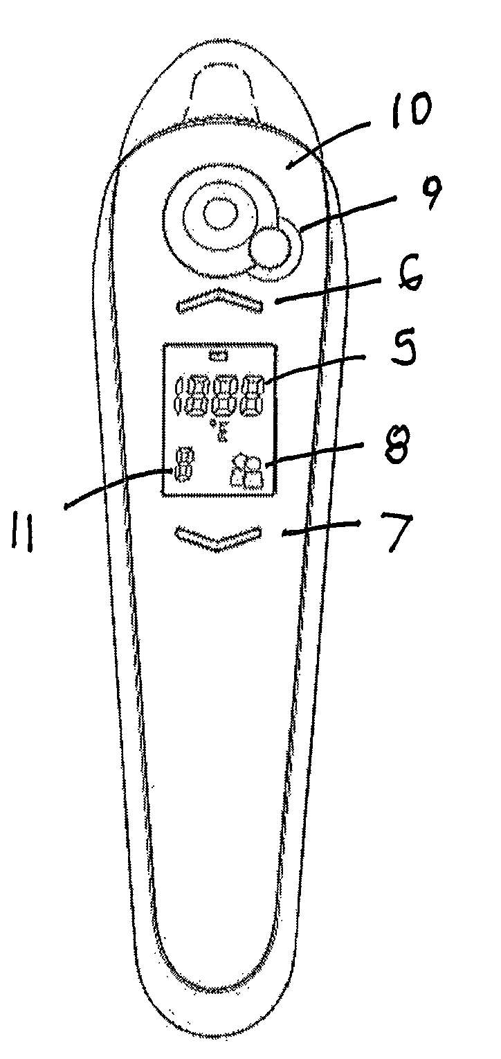 Intelligent illumination thermometer