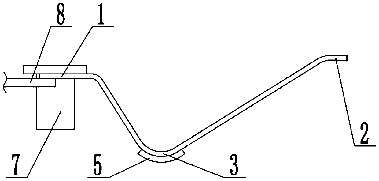 M.2 solid state disk pin opening device