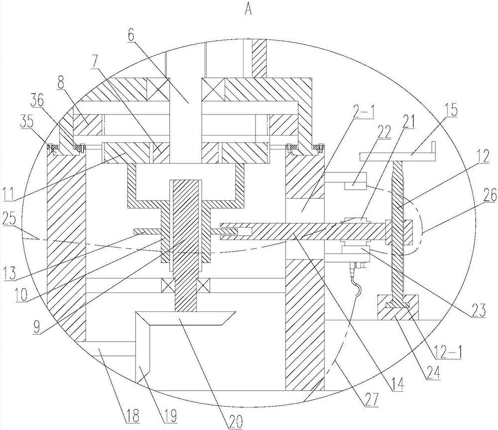 Rotary lifting type mechanical hand