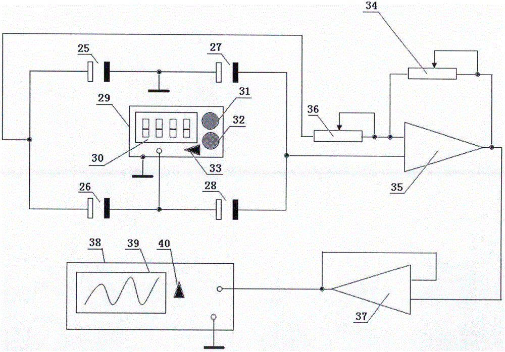 Experimental device and method for measuring Young modulus according to simple harmonic vibration beam bending method