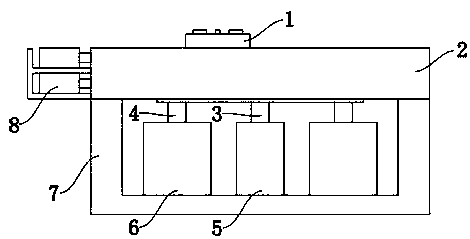 Cutting base of cutting machine tool and using method of cutting base