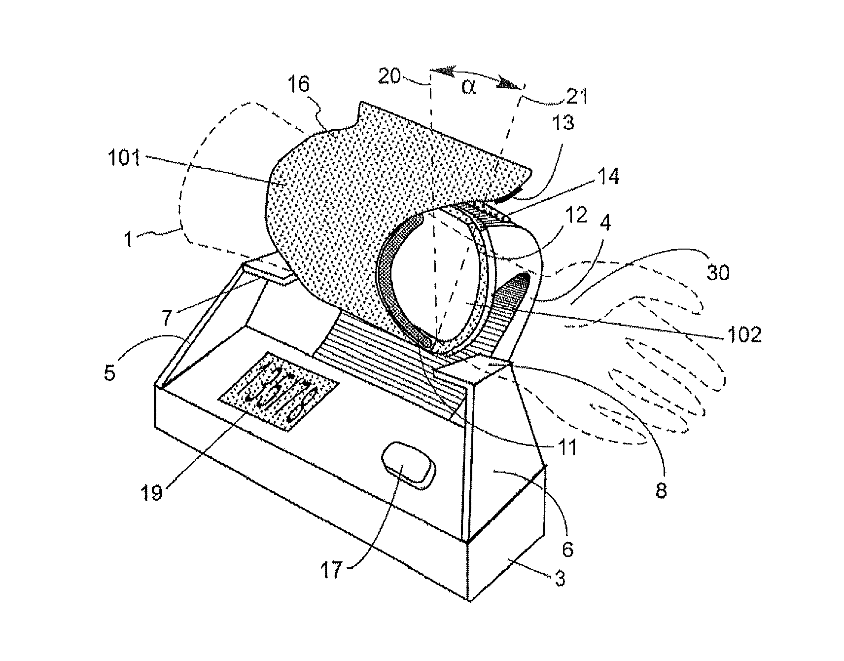 Cuff for arterial blood pressure monitor