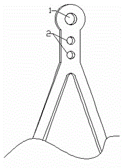 Involvement type prosthetic heart valve stent with barbs and preparation method thereof