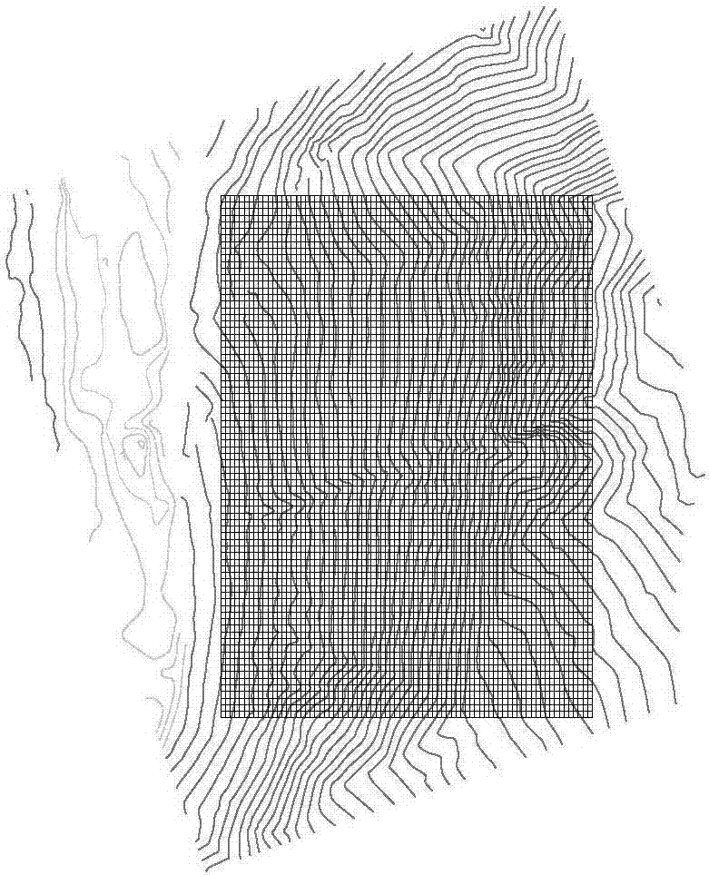 Side slope three-dimensional finite element mesh generation method under complex geological condition